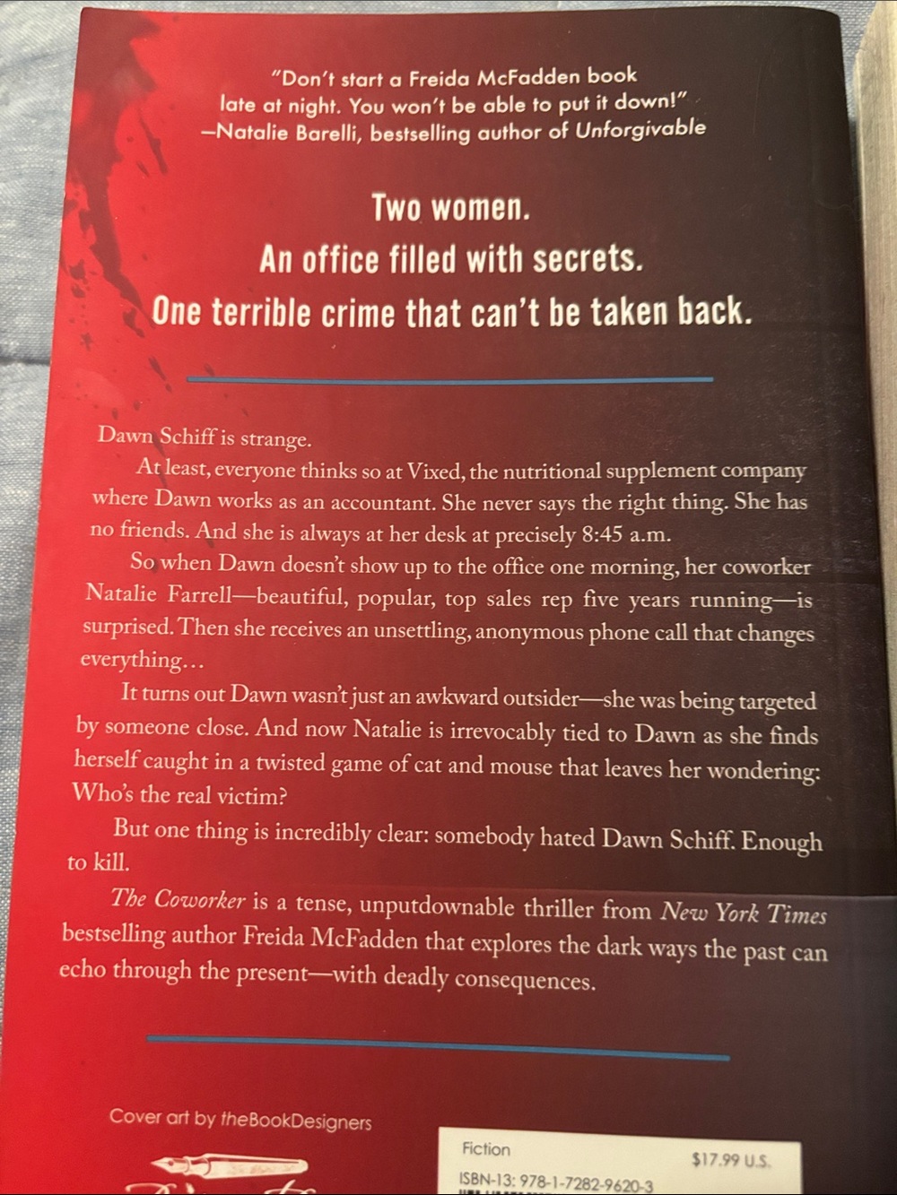 Freida McFadden The Coworker & The Teacher Thriller Paperbacks - Picture 4 of 7